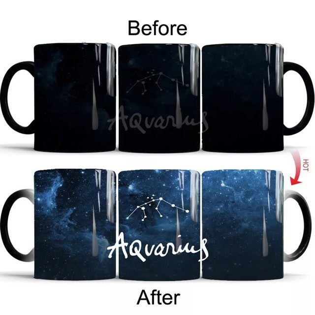 Zodiac Color-Changing Mug | Astrological Heat-Activated Cup