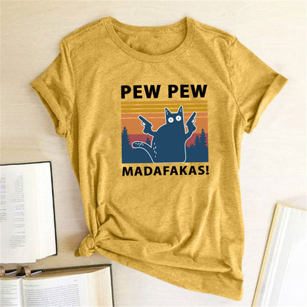 Short Sleeve Pew T-Shirt | European Fit Casual Top