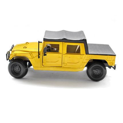 Alloy Toy Car Model | Hummer Soft Top for Collectors and Scale Modeling