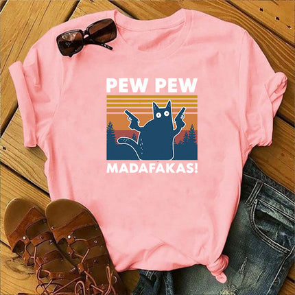Short Sleeve Pew T-Shirt | European Fit Casual Top
