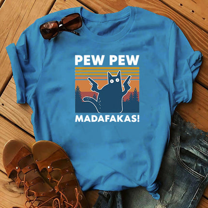 Short Sleeve Pew T-Shirt | European Fit Casual Top