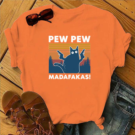 Short Sleeve Pew T-Shirt | European Fit Casual Top