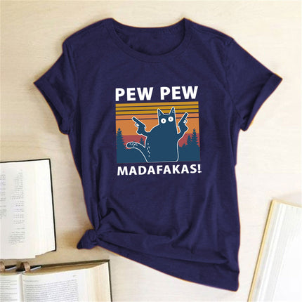 Short Sleeve Pew T-Shirt | European Fit Casual Top