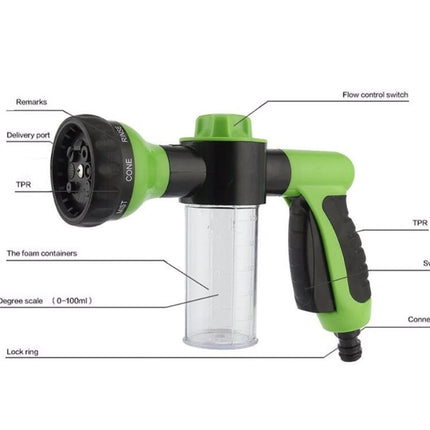 High-Pressure Foam Spray Gun | Automotive & Household Cleaner Generator