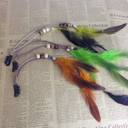 Feather Tassel Hair Piece | Indian-Inspired Accessory