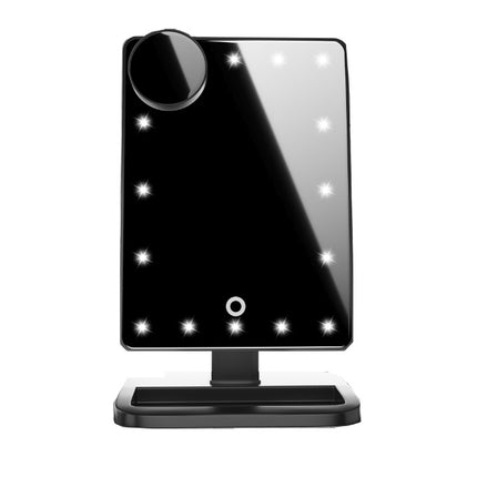 LED Touch Screen Makeup Mirror with Bluetooth Speaker & 10X Magnification