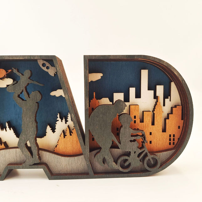 Mother's & Father's Day Wooden Crafts | Creative Home Decorations & Gifts