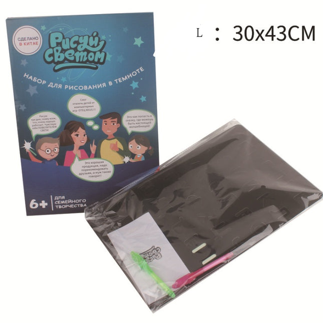 3D Magic Drawing Pad for Kids | Educational Sketchpad with 8 Light Effects & Puzzle Board