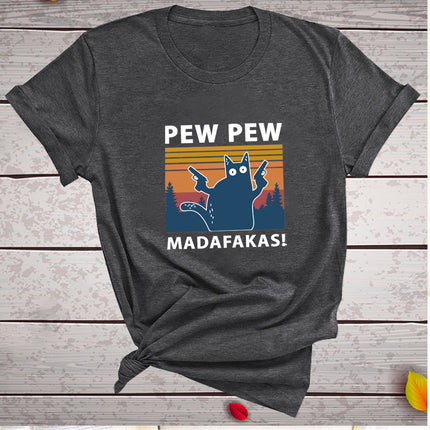Short Sleeve Pew T-Shirt | European Fit Casual Top