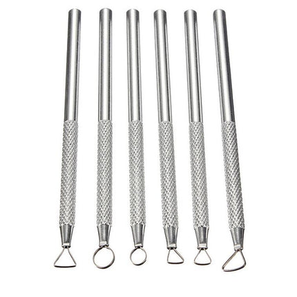 6-Piece Precision Clay Sculpting Tool Set | Ceramic, Polymer & Craft Modeling Essentials