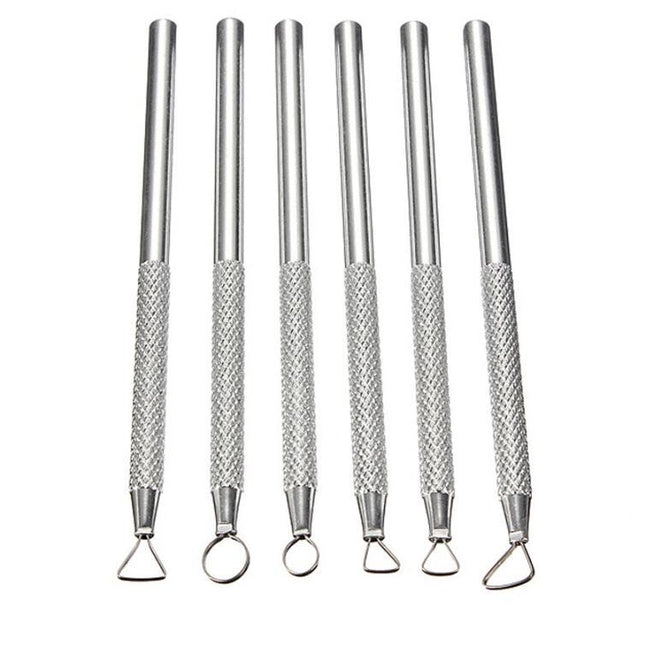 6-Piece Precision Clay Sculpting Tool Set | Ceramic, Polymer & Craft Modeling Essentials