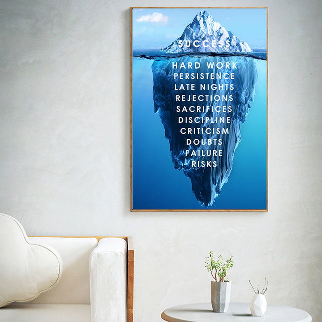 Iceberg Decorative Painting | Arctic Landscape Wall Art