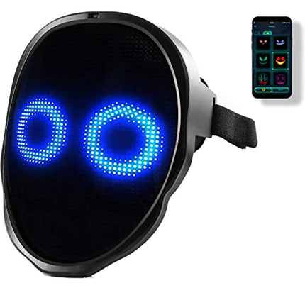 LED Face Changing Mask | Full-Color Luminous Halloween Party Prop