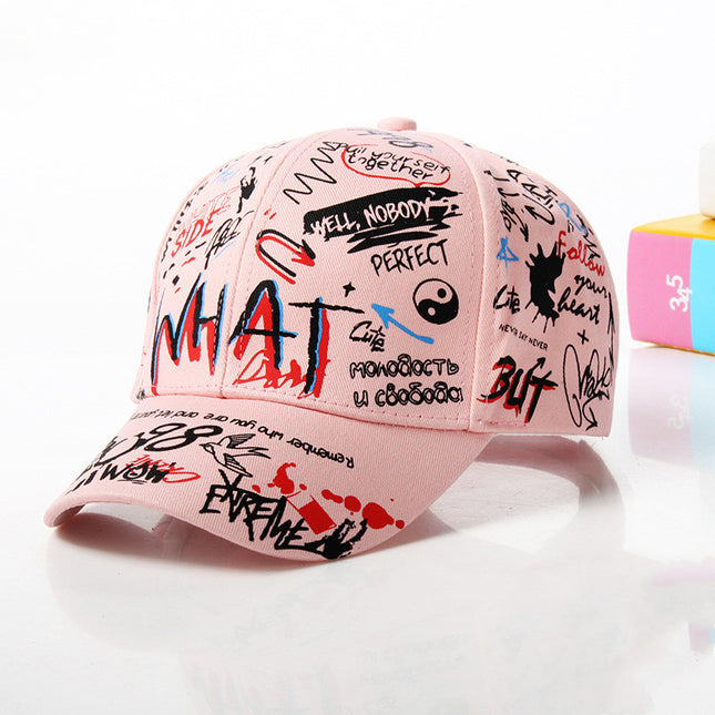 Graffiti Snapback Baseball Cap | Trendy Hip Hop Hat for Men & Women | Summer Shade & Sports Casual
