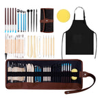 37piece set of clay tools