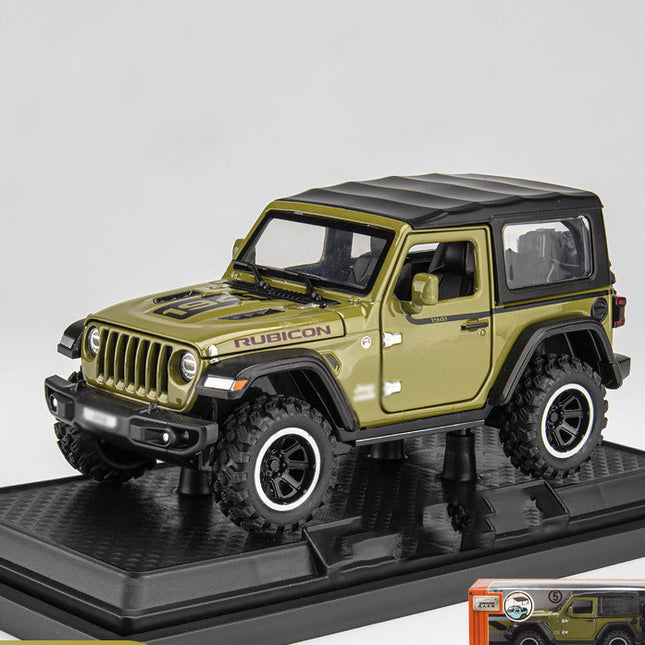 Simulation Jeep Model | Children's Educational Toy for Collectors and Scale Modeling